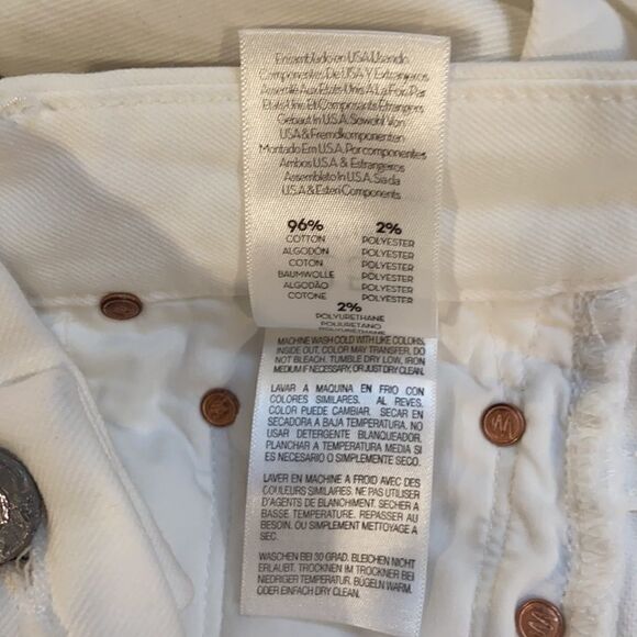 Mother High Waisted Looker Dagger Ankle Fray Size 25 - Picture 11 of 16